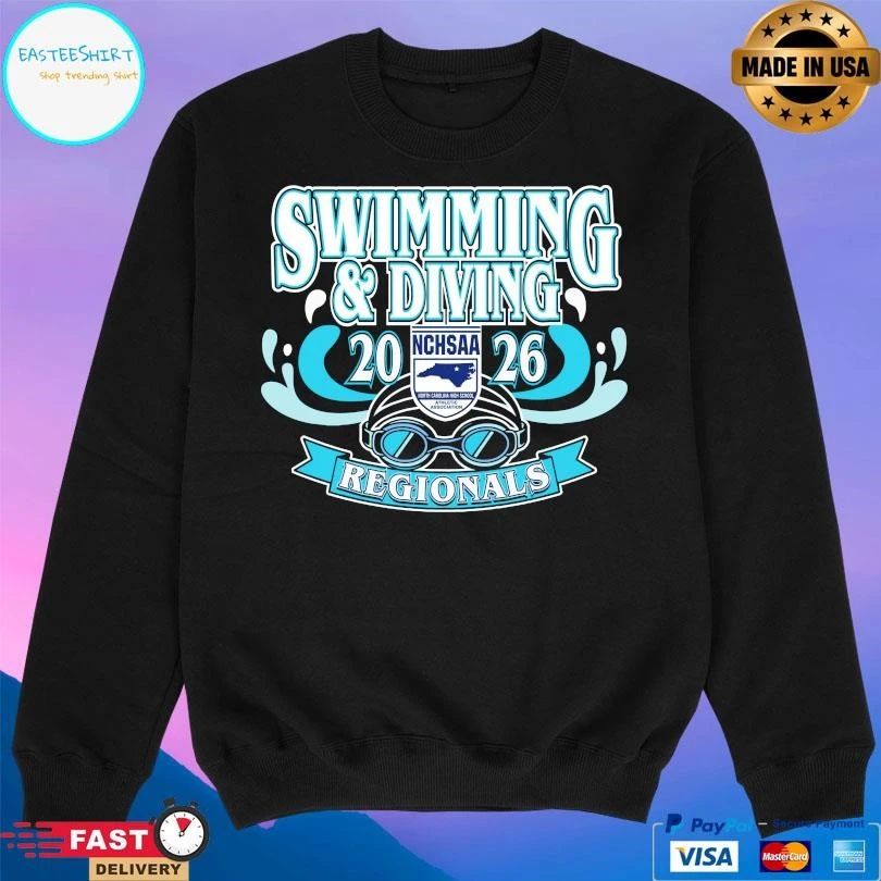 NCHSAA Swimming And Diving Regional 2026 T-shirts