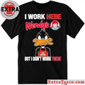 Wendy’s Employee Parody Grumpy Duck I Work Here Shirt