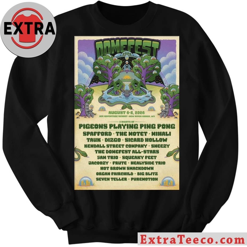 Domefest 8 6-8 8 2026 New Gorge WV Poster Shirt