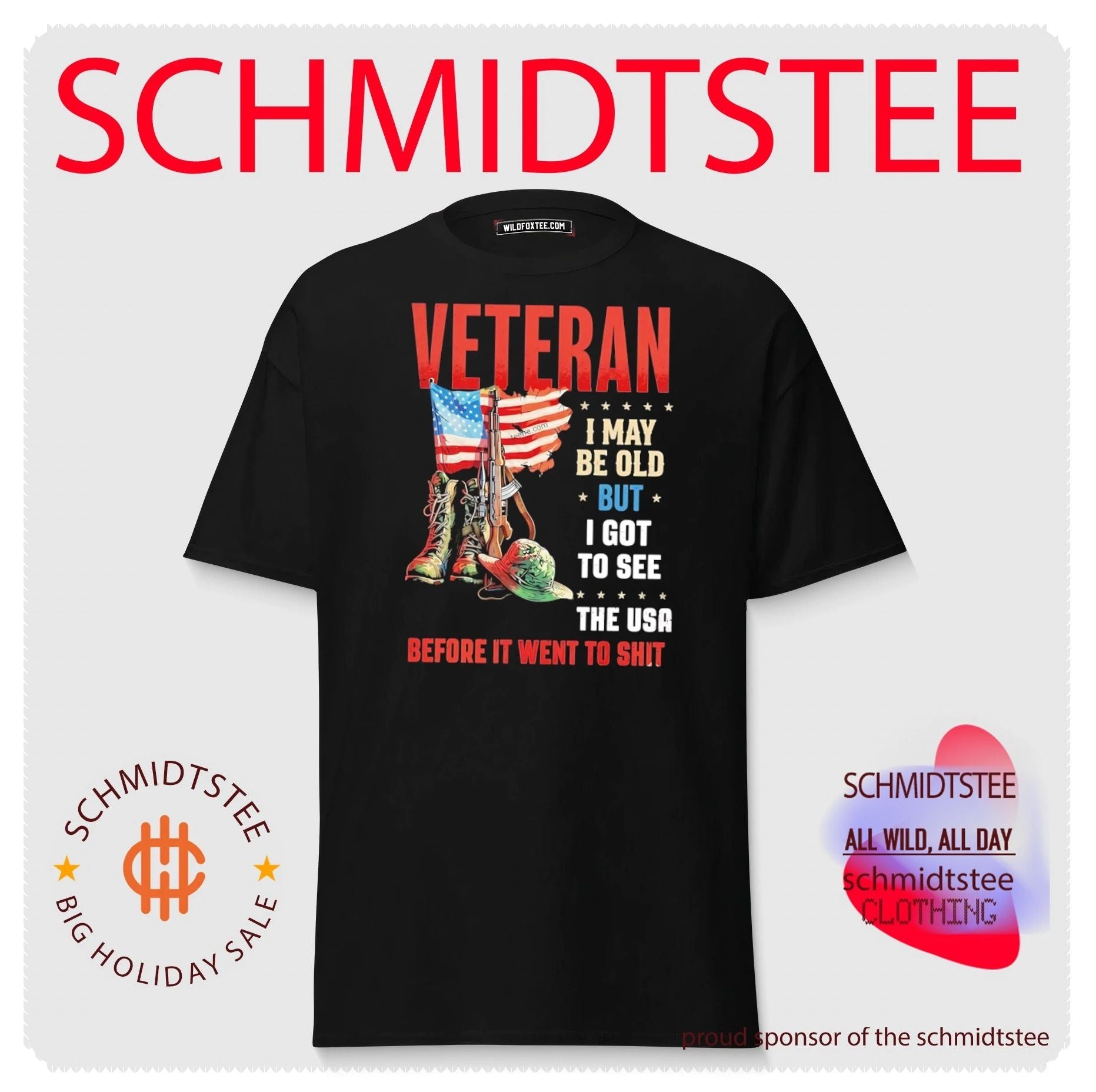Veteran I may be old but I got to see the USA before it went to shit shirt
