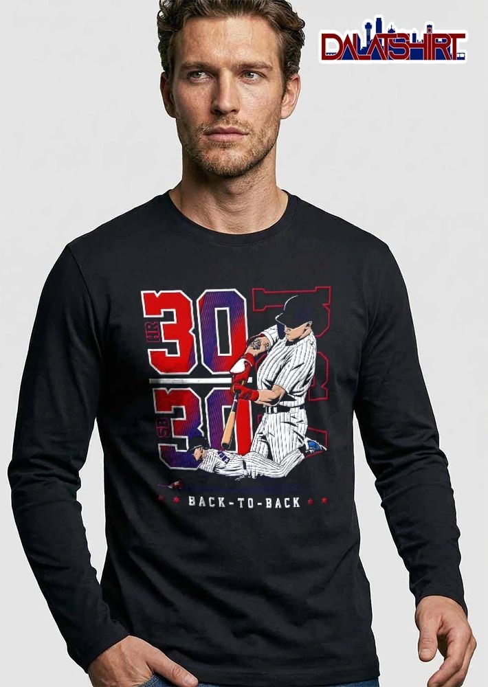 Hr 30 Sb Back To Baseball Batter Swinging Player Sliding Headfirst shirt