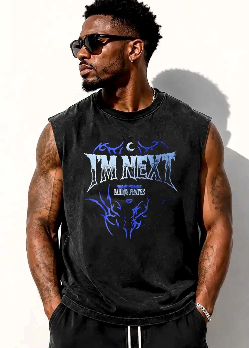 Im Next The Nightmare Carlos Prates Crescent Moon Distressed Tribal Pattern shirt