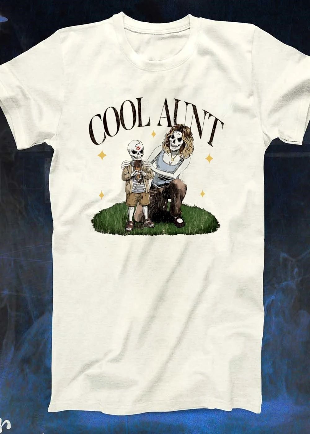 Cool Aunt Skeleton Relative Eating Chocolate Ice Cream shirt