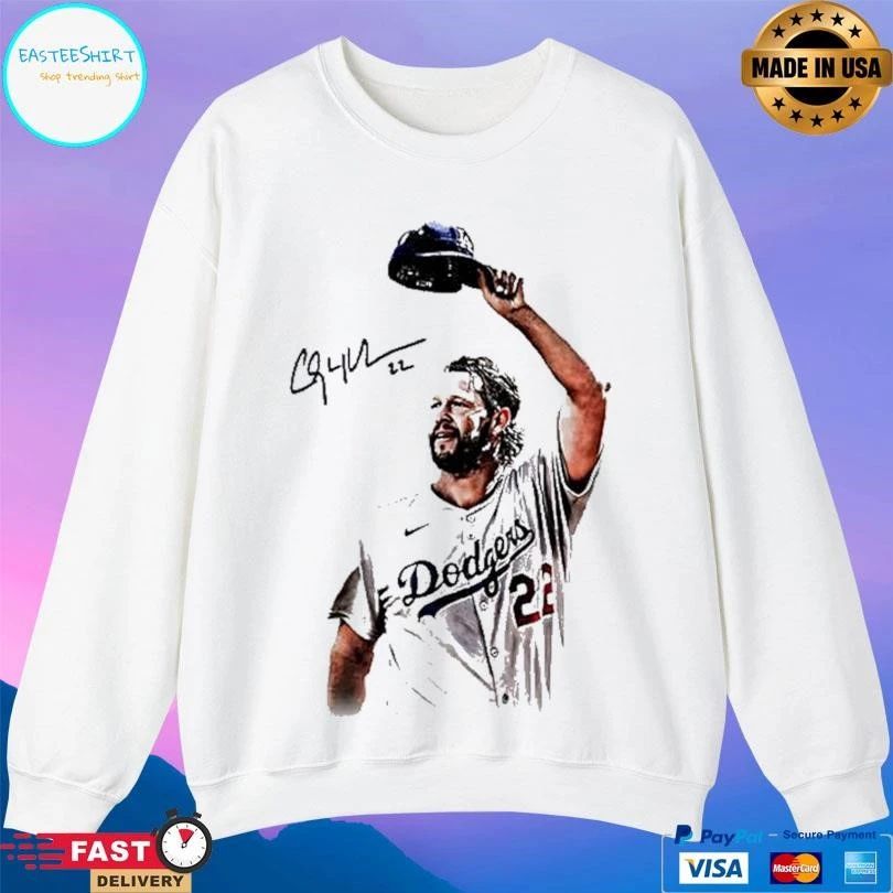 Kershaw Farewell 22 Dodgers Signature Collection T-shirts