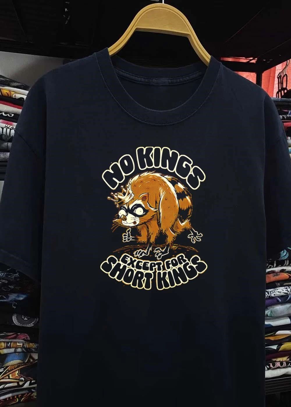 Trash Panda Giving a Thumbs Up No Kings Except for Short Kings shirt