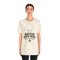 Rescue Dog Mom tee | Rescue Dog, paw print, dog lover shirt