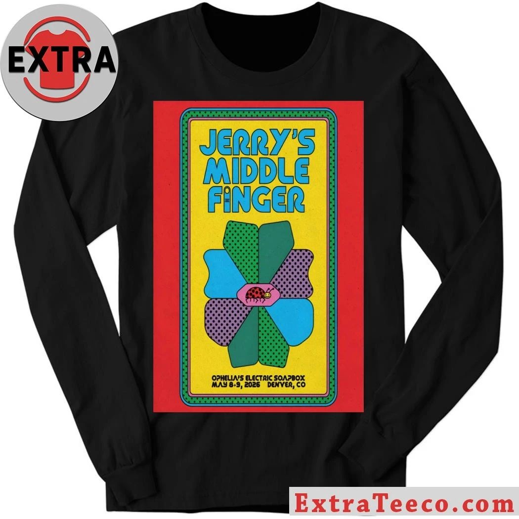 Jerry’s Middle Finger Tour Denver CO May 8-9 2026 Poster Shirt