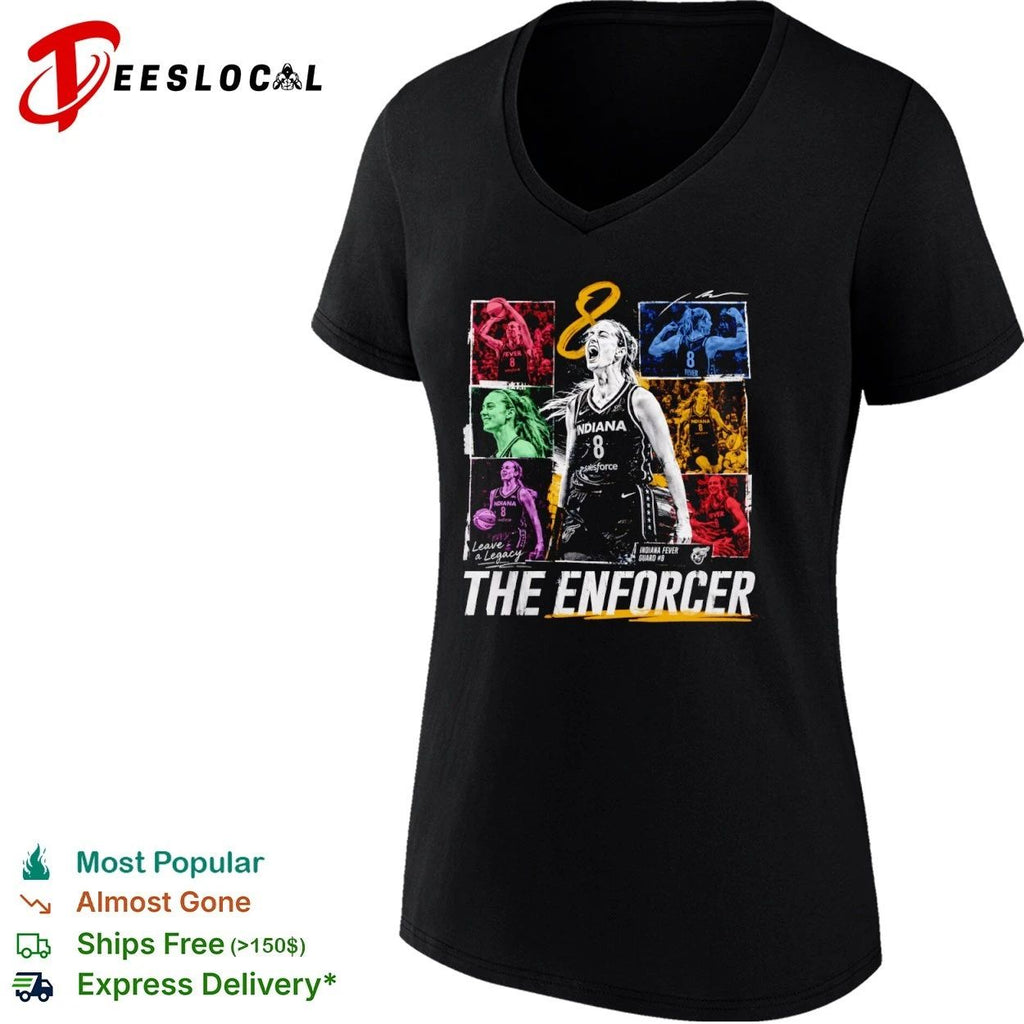 Sophie Cunningham Indiana Fever The Enforcer Leave a Legacy Guard 8 T-shirt