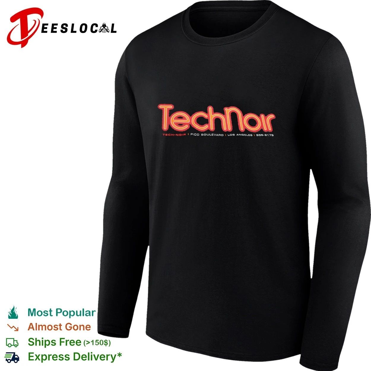 Technoir Pico Boulevard Los Angeles 555-9175 T-shirt
