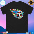 Tennessee Titans Logo Holiday Lights T-shirts