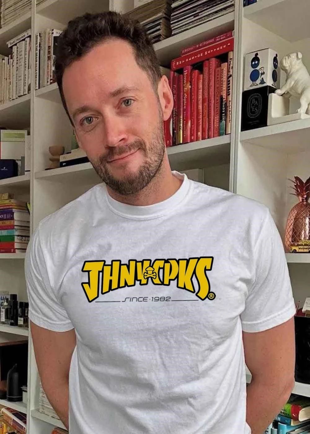Since 1982 Johnny Cupcakes Bakery Logo T-Shirt