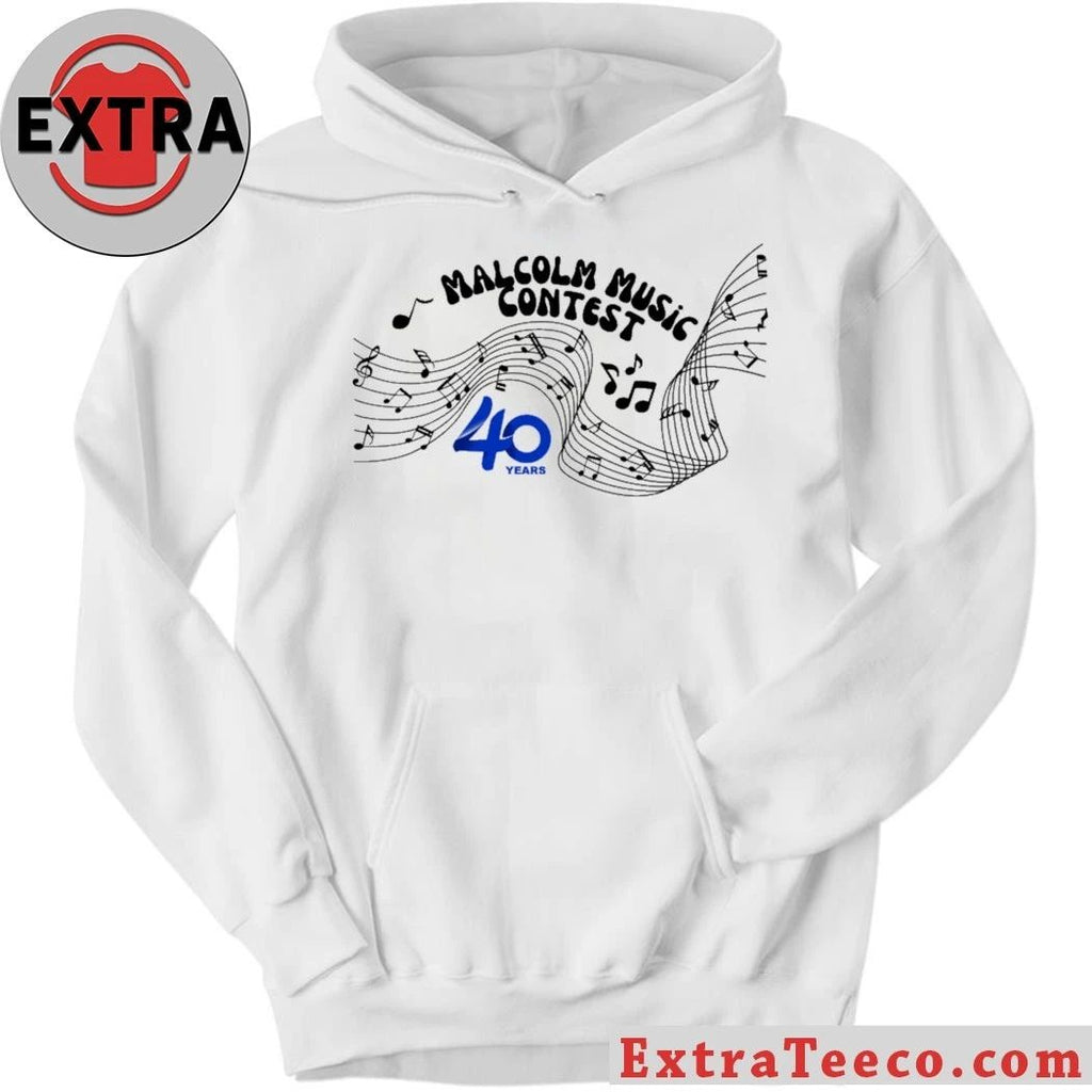 2026 Malcolm Music Contest 40 Years Logo T-shirt