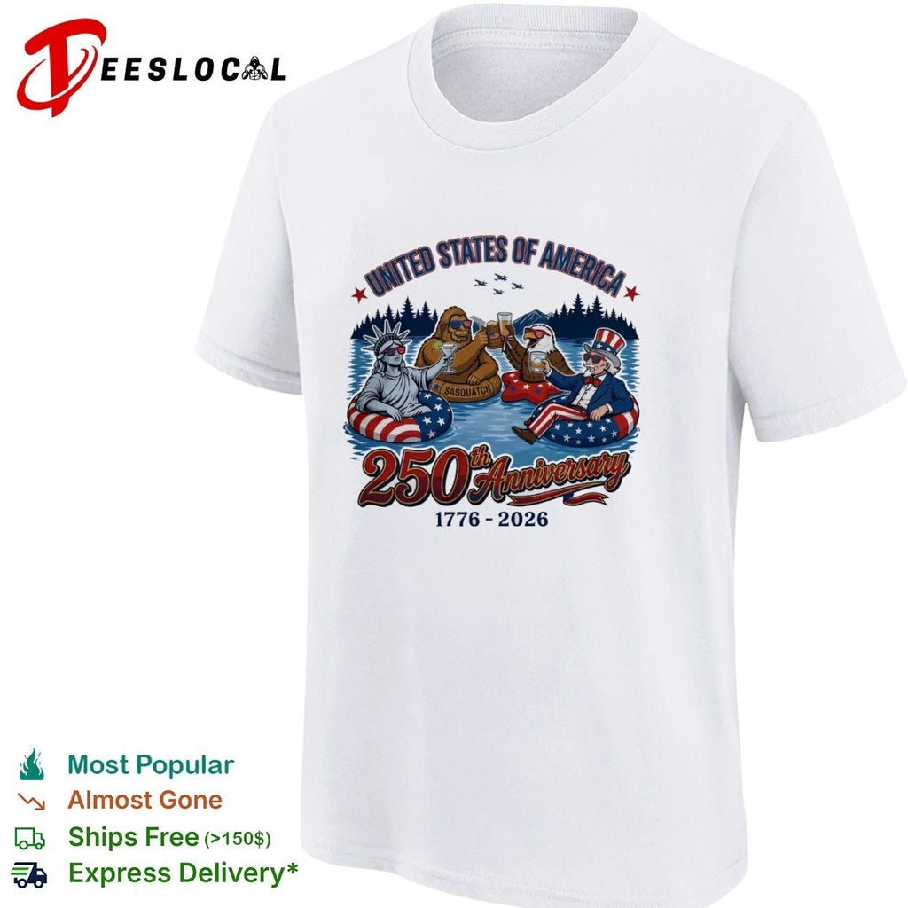 United States of America Fun 250th Anniversary 1776-2026 T-shirt