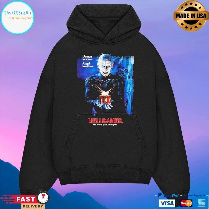 Hellraiser He’ll Tear Your Soul Apart Demon To Some Angel To Others T-shirts