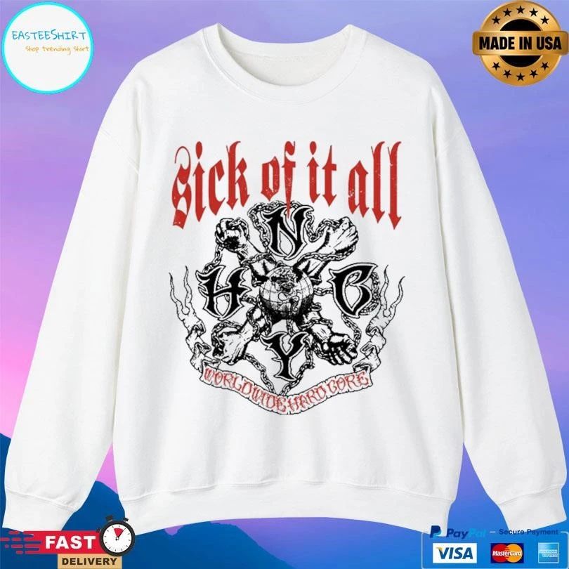 Sick Of It All World Wide Hard Core T-shirts