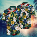 Oakland Athletics Patriotic Bloom Hawaiian Shirt