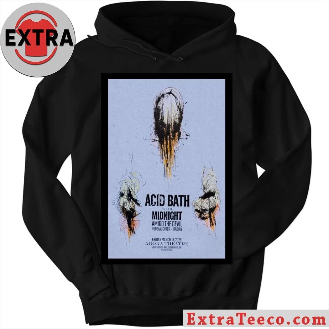 Acid Bath Agora Theatre March 13 2026 Poster Shirt