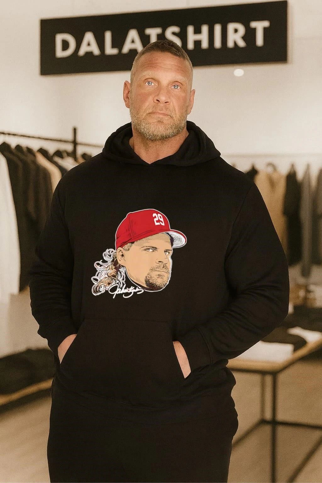 Johnny Kingston 29 Portrait Baseball Art Philadelphia Phillies shirt