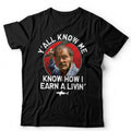 Jaws TShirt Y'all Know Me Unisex Quint Shark Fishing Retro Vintage Amity Island