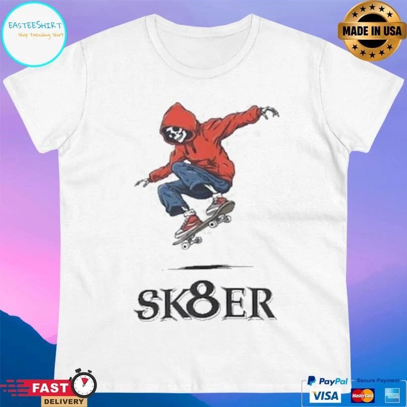 Sk8er Skater Skeleton T-shirts