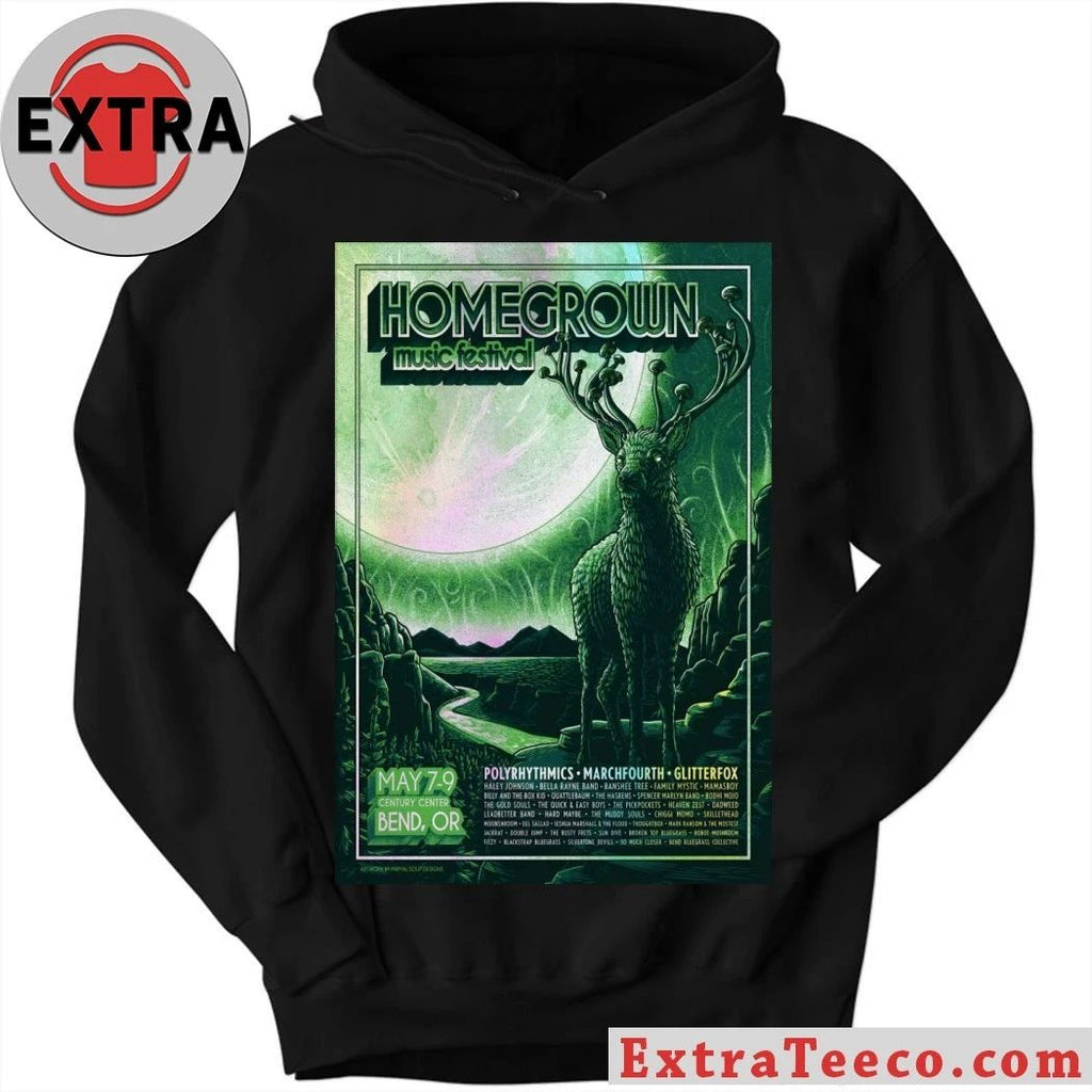 Homegrown Music Festival Bend OR 5 7-5 9 2026 Poster Shirt