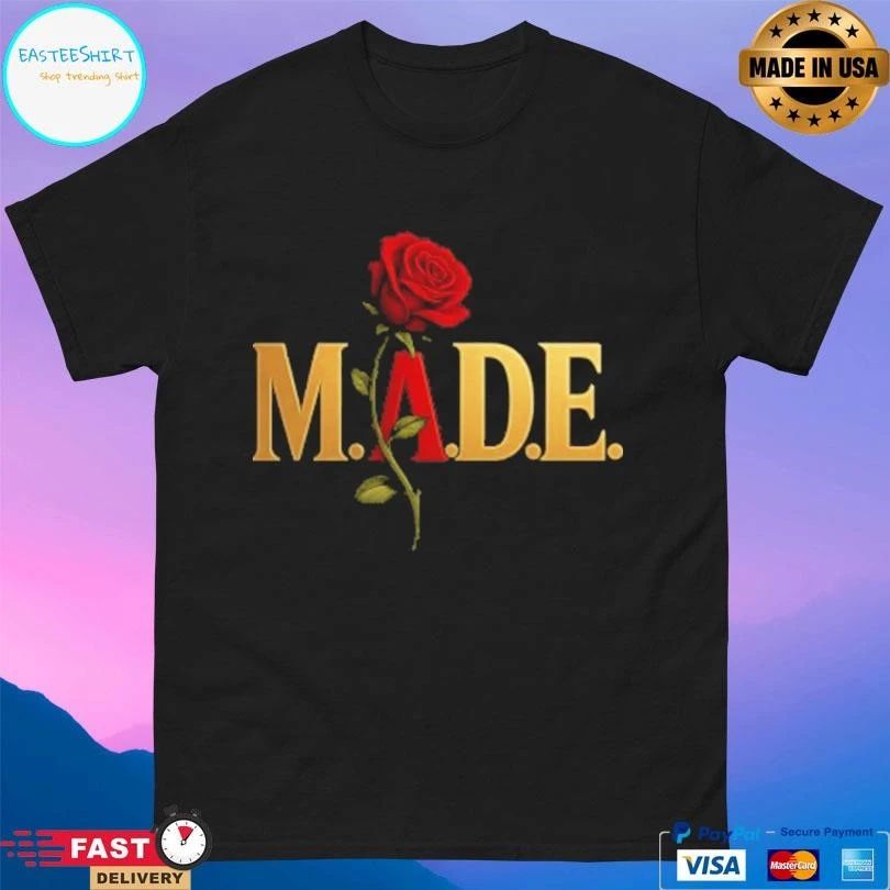 M.A.D.E. Rose Logo T-shirts