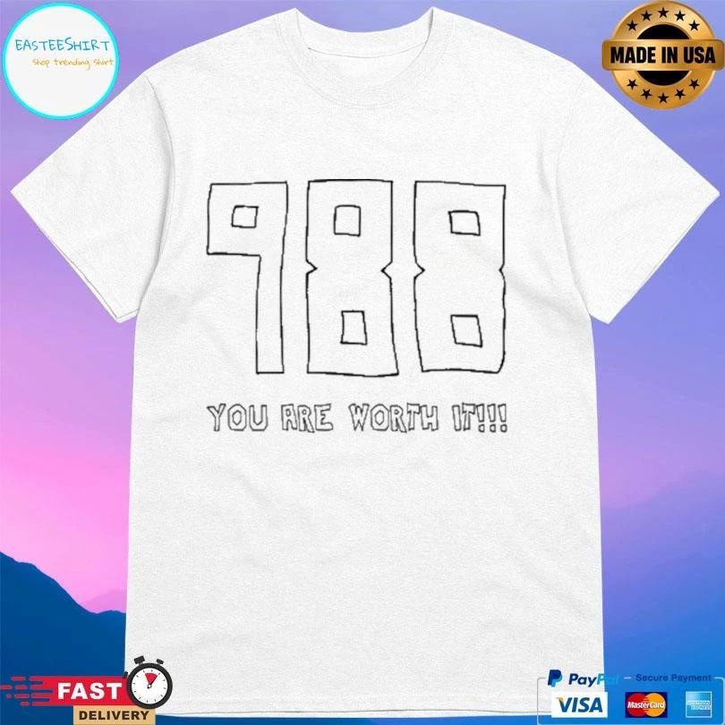 Mack Hollins 988 You Are Worth It T-shirts