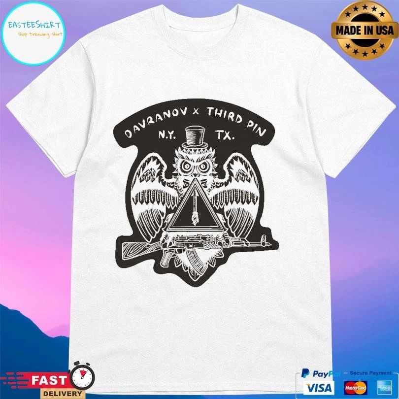 Davranov X Third Pin Ny Tx Owl T-shirts