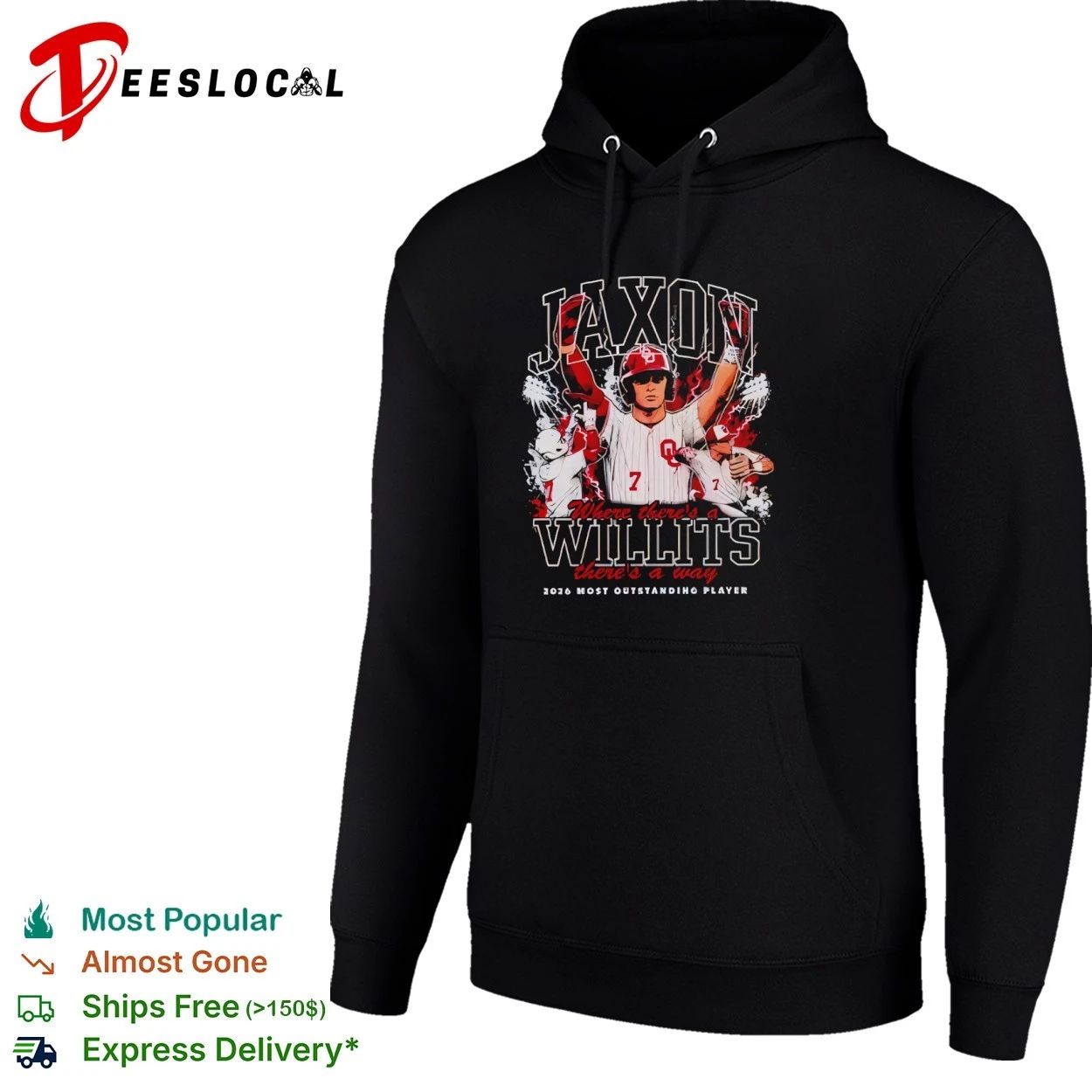 Jaxon Willits Oklahoma Sooners 2026 Most Outstanding Player T-shirt