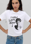 I Killed Laura Palmer High Contrast Woman Portrait Stencil shirt