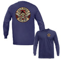 Biker Power Bikers Vintage Classic Custom Motorcycle Graphic Long Sleeve