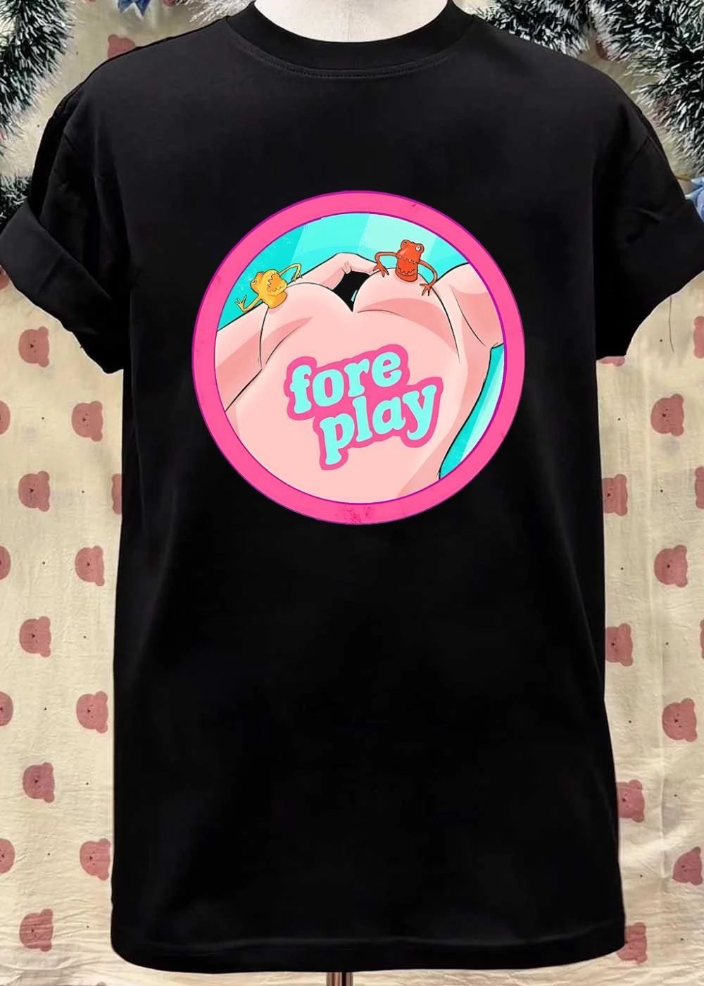 Monsters Fore Play Adult Humorous Graphic T-Shirt