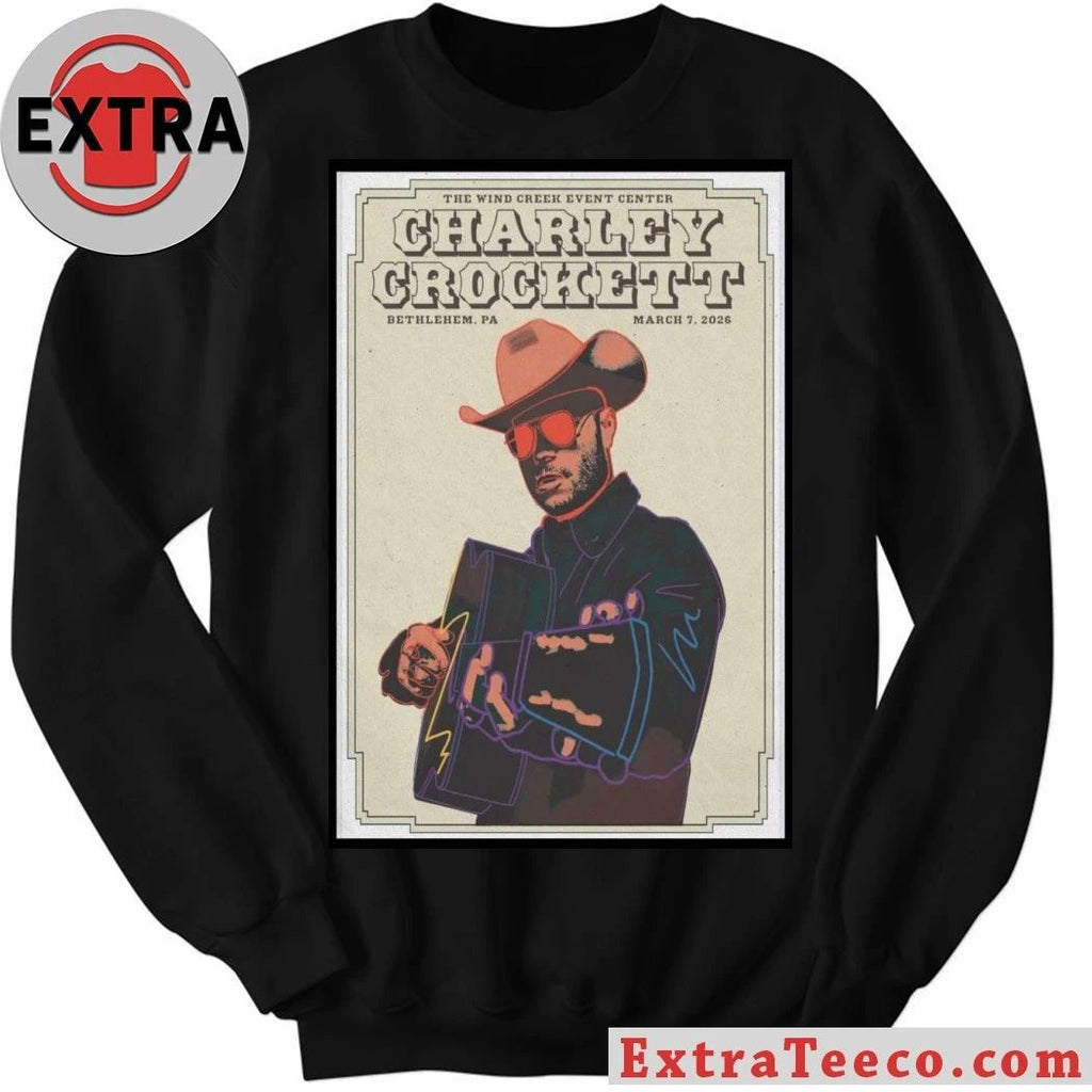 Charley Crockett Bethlehem PA Mar 7, 2026 Poster Shirt