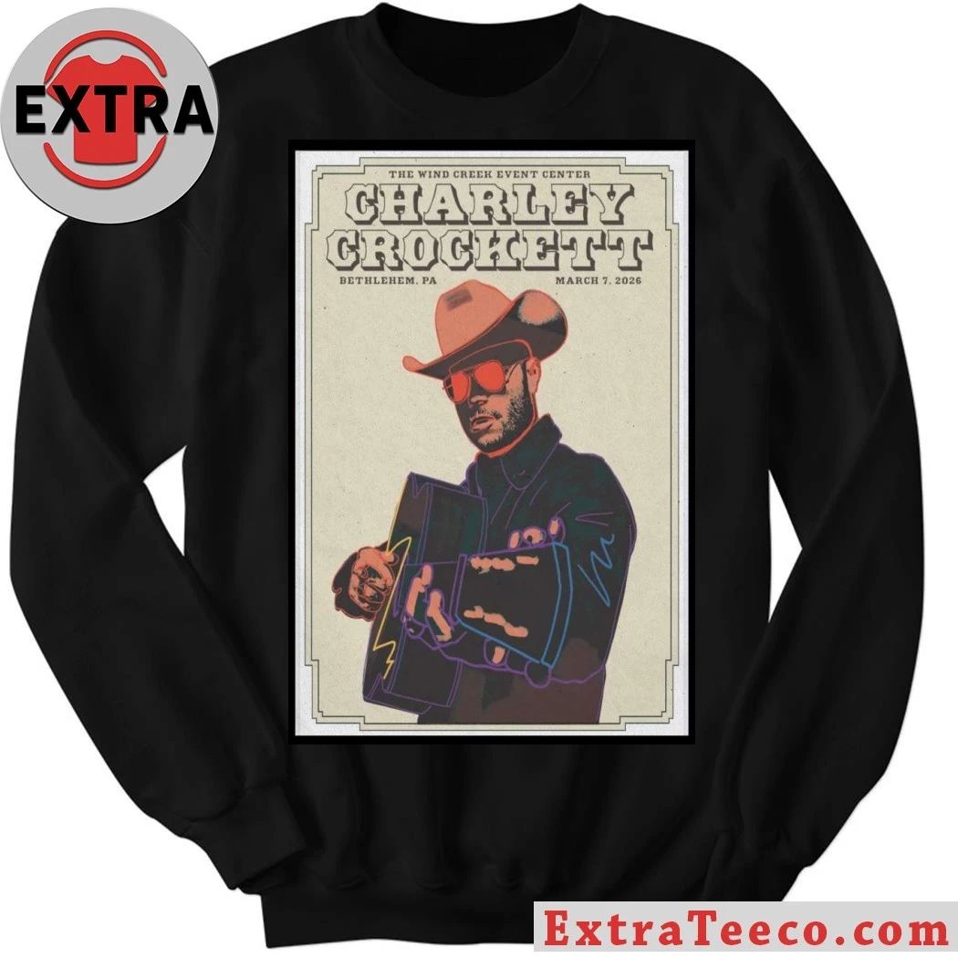Charley Crockett Bethlehem PA Mar 7, 2026 Poster Shirt
