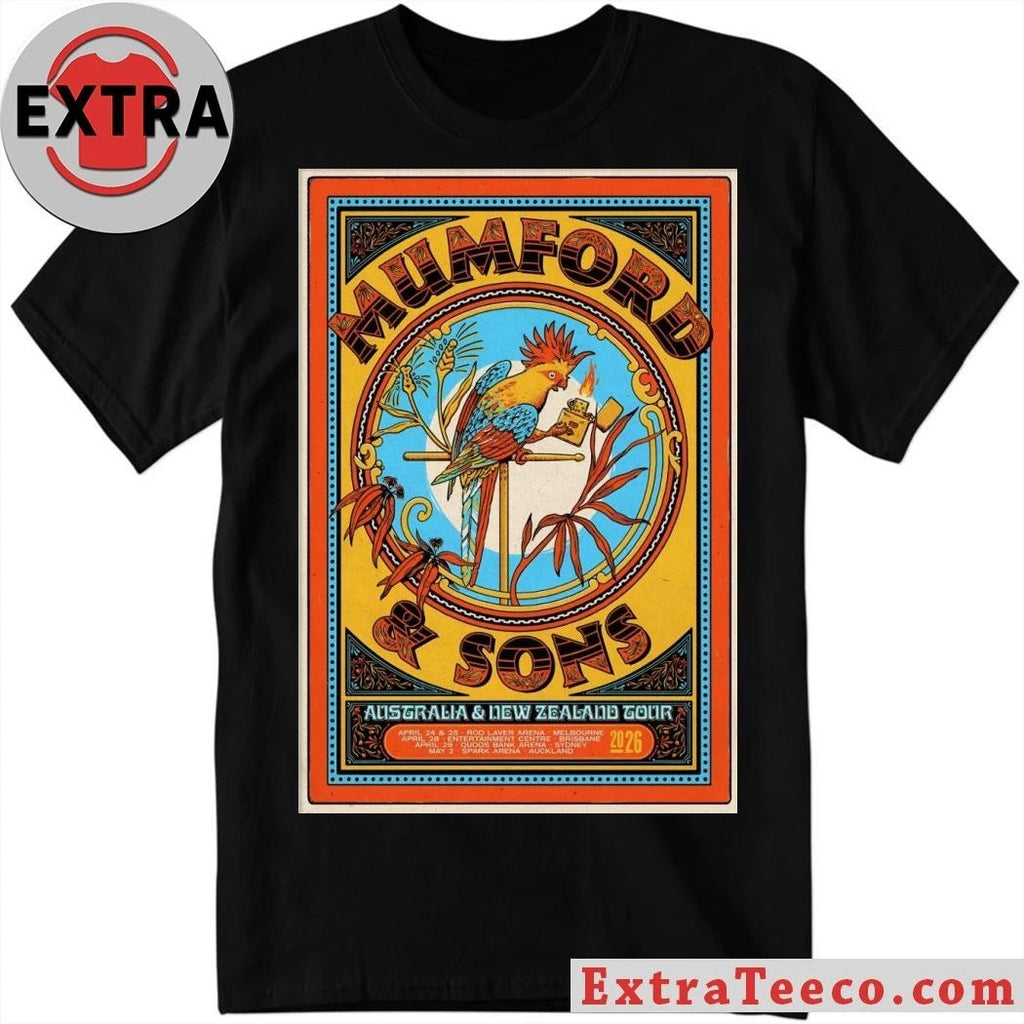 Mumford And Sons Apr 28 2026 Brisbane Australia Poster Shirt