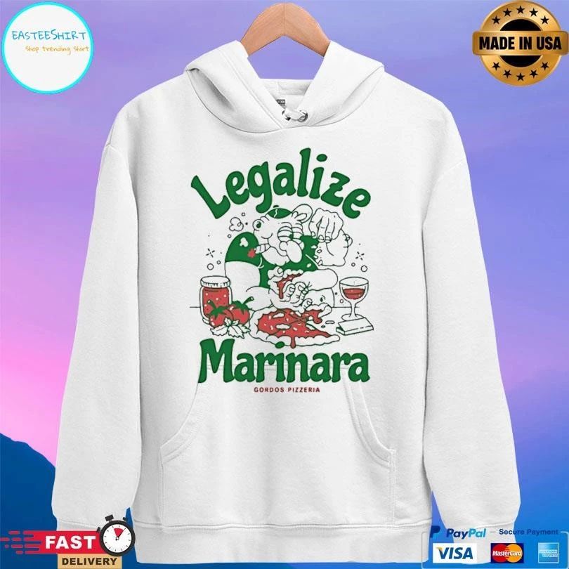Legalize Marinara Gordos Pizzeria T-shirts