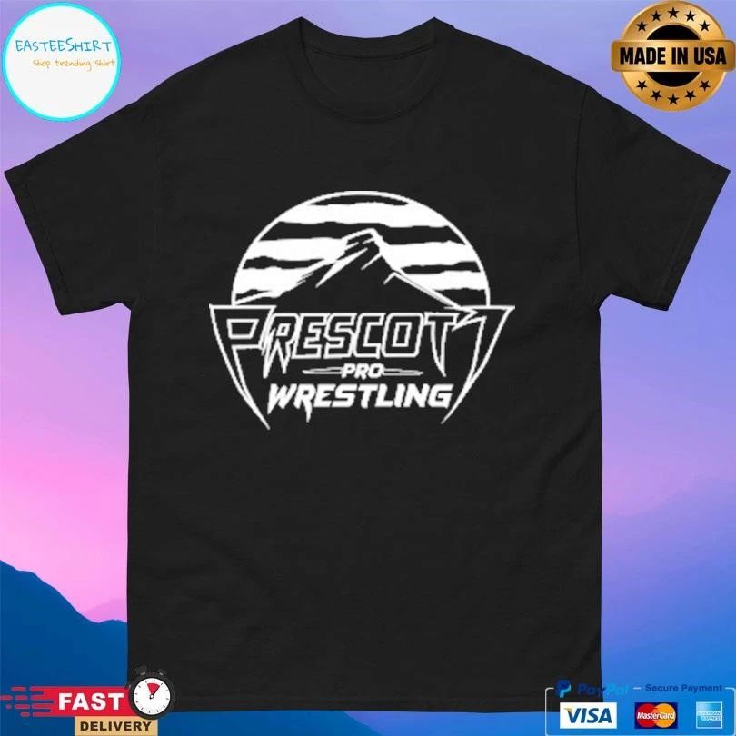 Prescott Pro Wrestling Logo T-shirts