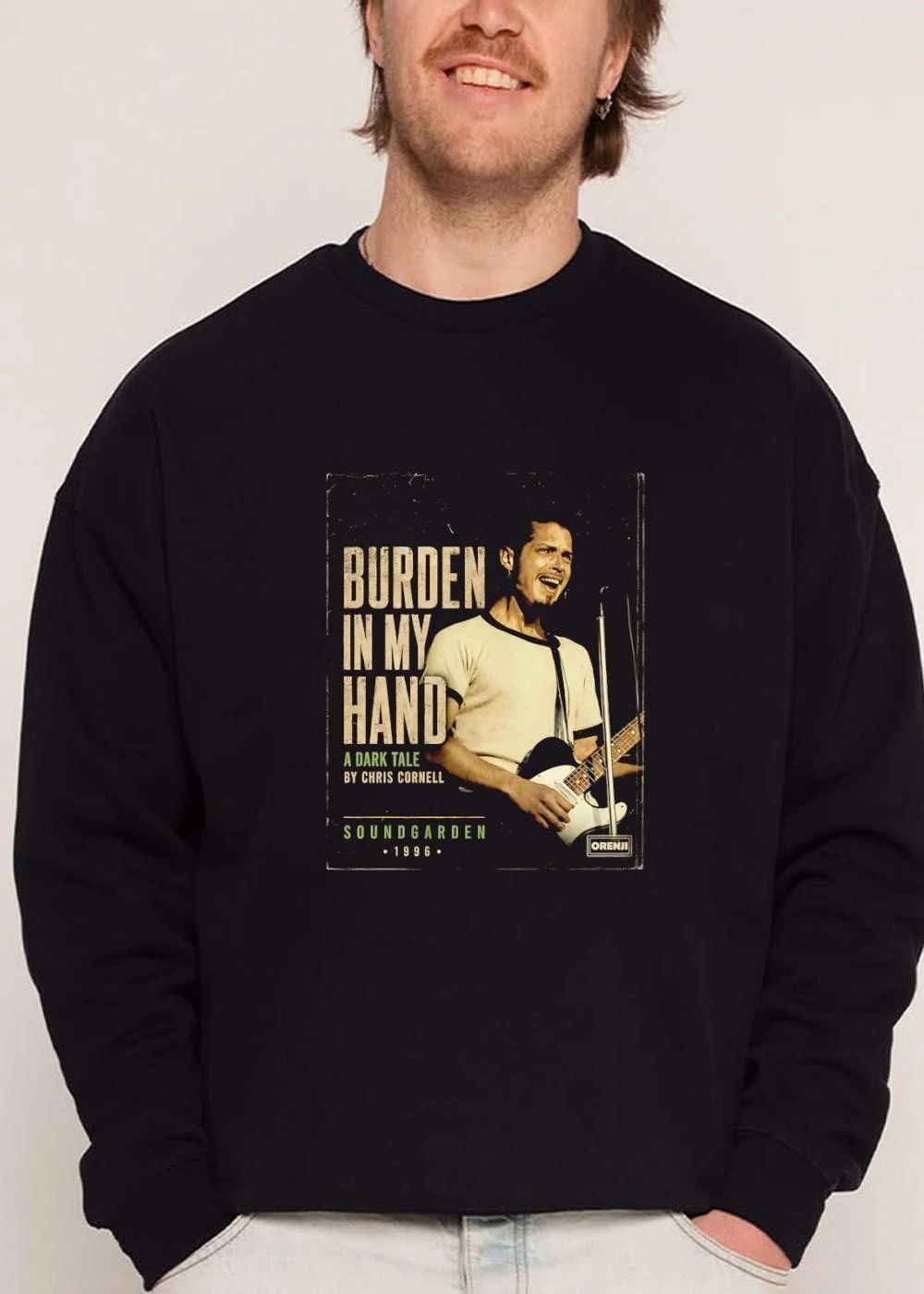 Soundgarden Burden In My Hand A Dark Tale Chris Cornell 1996 Musician Playing Guitar Vintage shirt