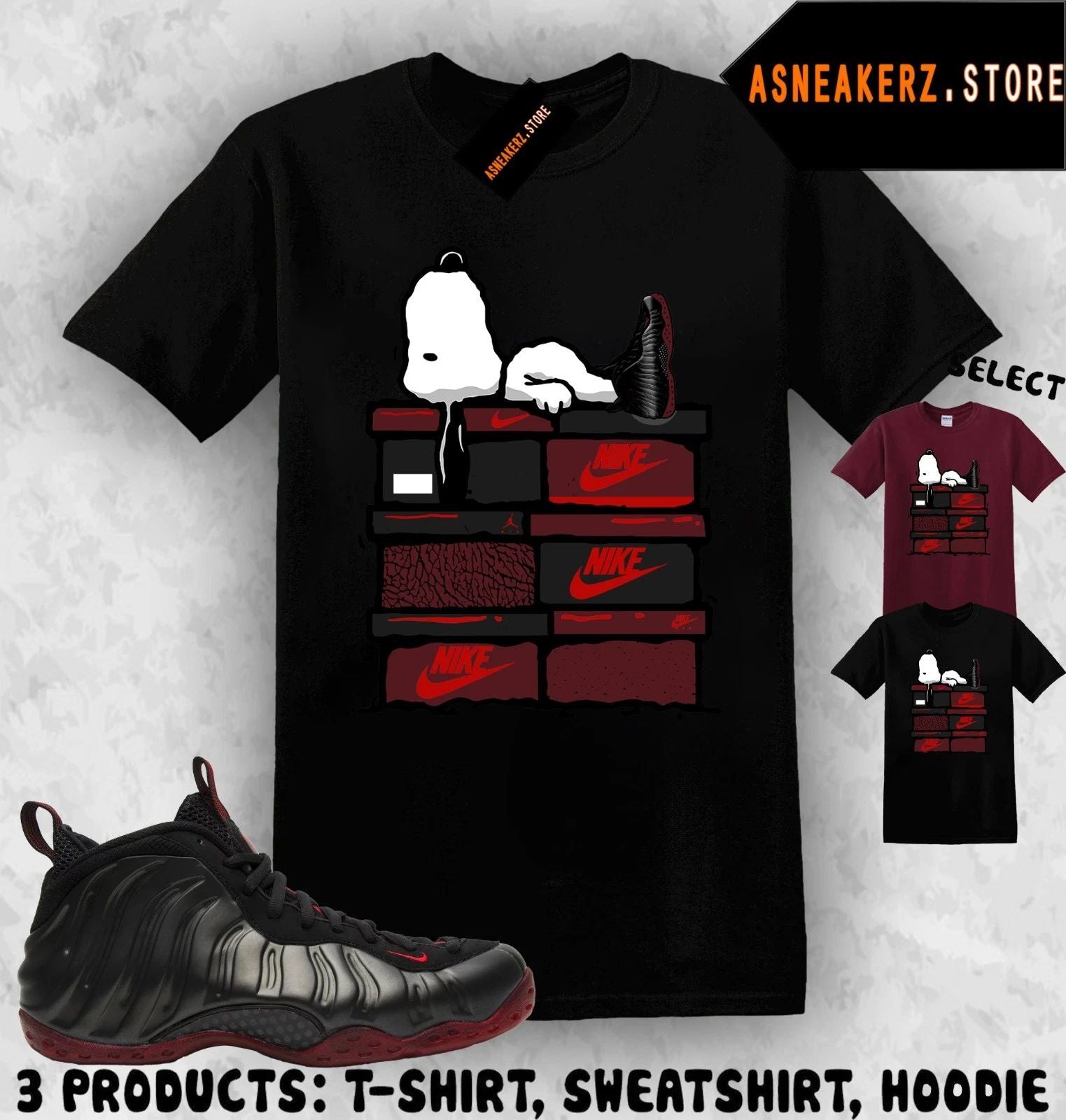 Shirt To Match Foamposite One Cough Drop 2025 Sneaker Matching Sneakerhead S Dog