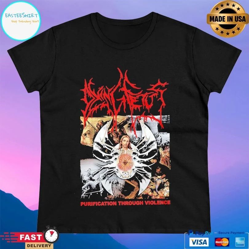 Dying Fetus Jesus Purification Through Violence T-shirts