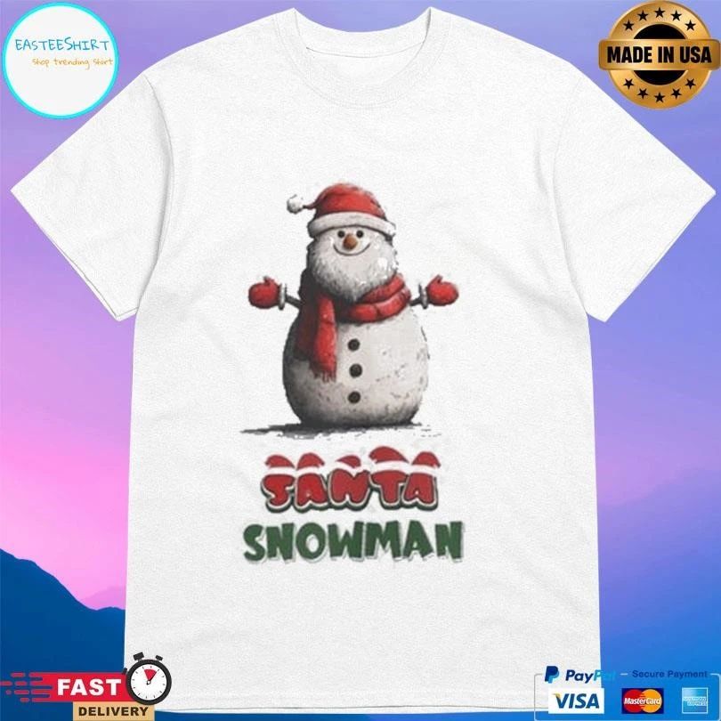 Santa Snowman Christmas 2025 T-shirts