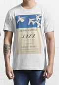 Matisse Exposition Poster T shirt  - Retro - %100 Premium Cotton