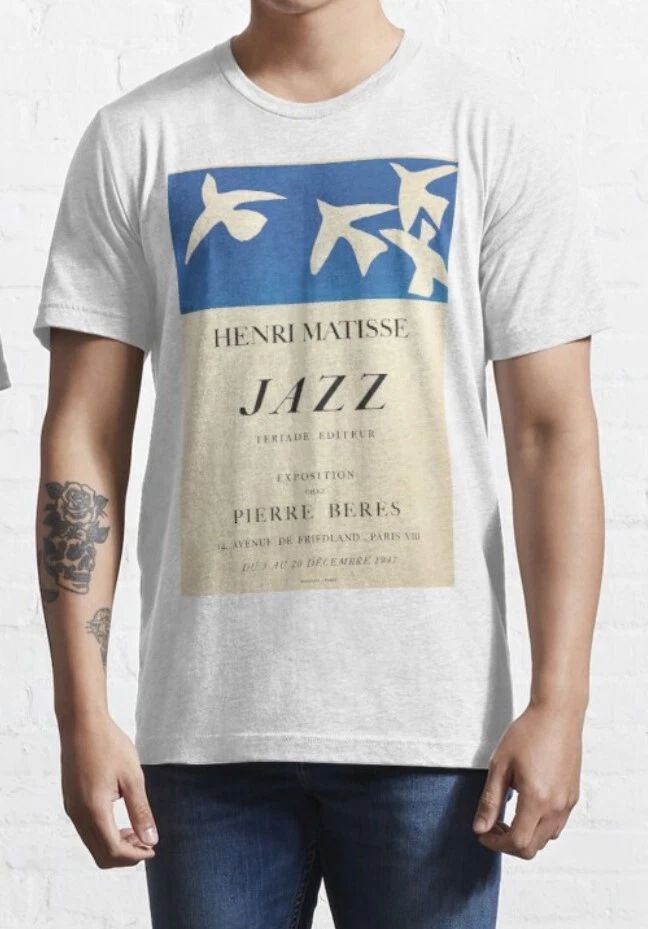 Matisse Exposition Poster T shirt  - Retro - %100 Premium Cotton