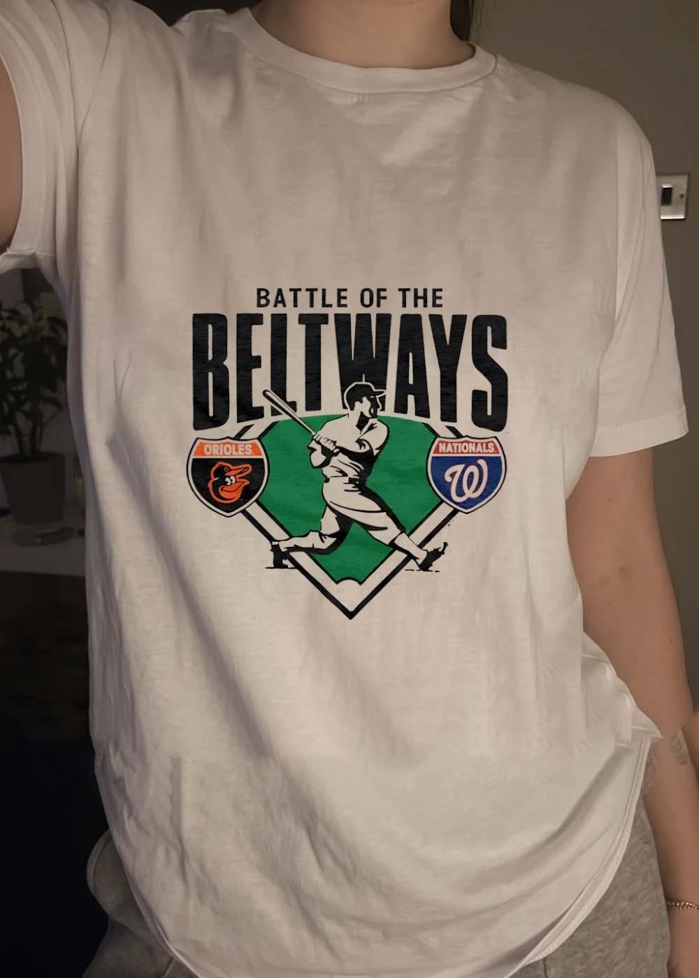 Battle of the Beltways Orioles Nationals Shirt