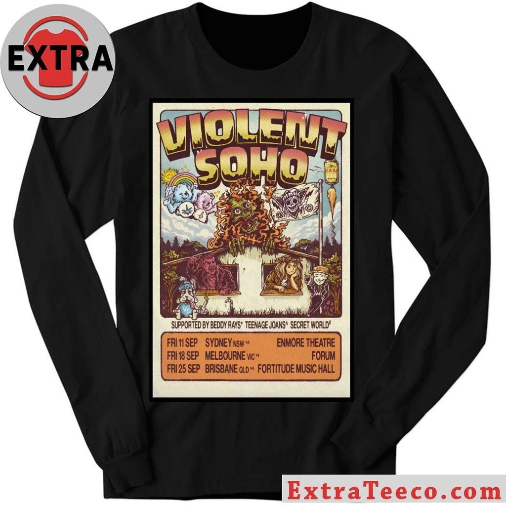 Violent Soho In Brisbane QLD On Sept 25 2026 Poster Shirt