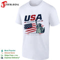 USA Soccer Club Statue of Liberty United by Passion T-shirt