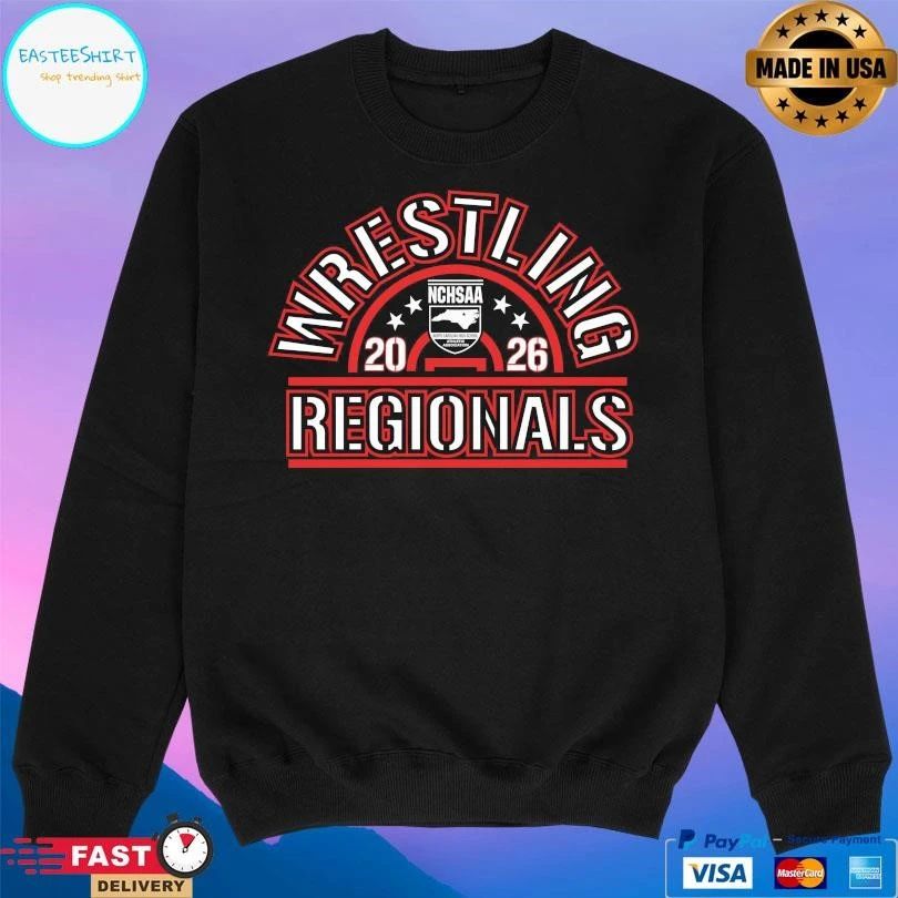 NCHSAA Wrestling Regionals 2026 T-shirts
