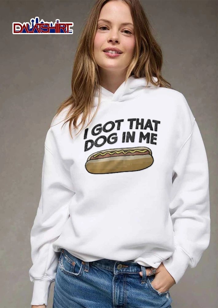 I Got That Dog In Me Cartoon Hot Frank Mustard Bun shirt