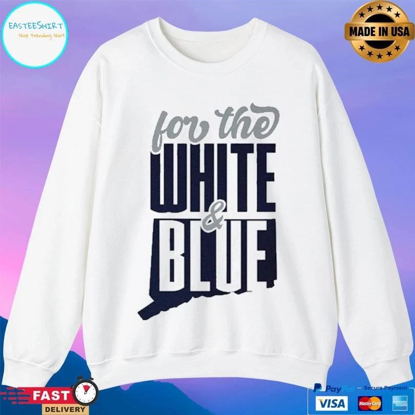 For The White And Blue Uconn Huskies Women’s Ice Hockey T-shirts