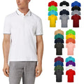 4 / 6 Pack Mens Tip Polo Shirt Short Sleeve Plain Pique Tipping Collar T Shirt